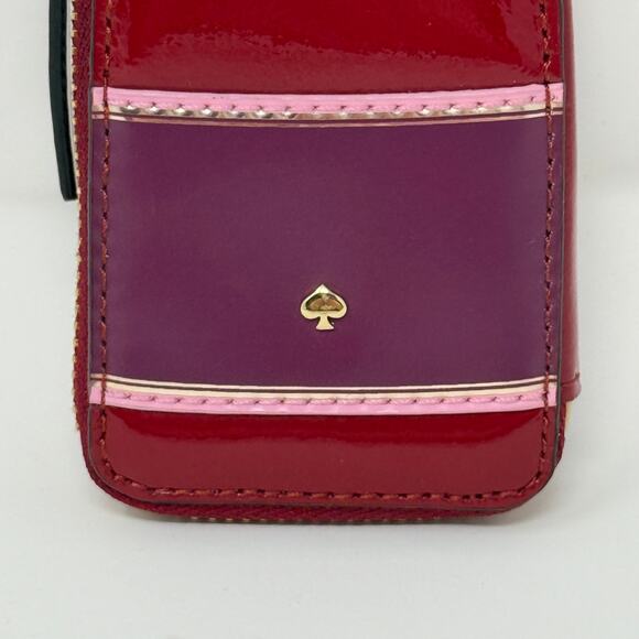 Kate Spade PWRU6152 Champagne Coin Purse Leather Pop Fizz Clink Statement Party - Picture 8 of 14